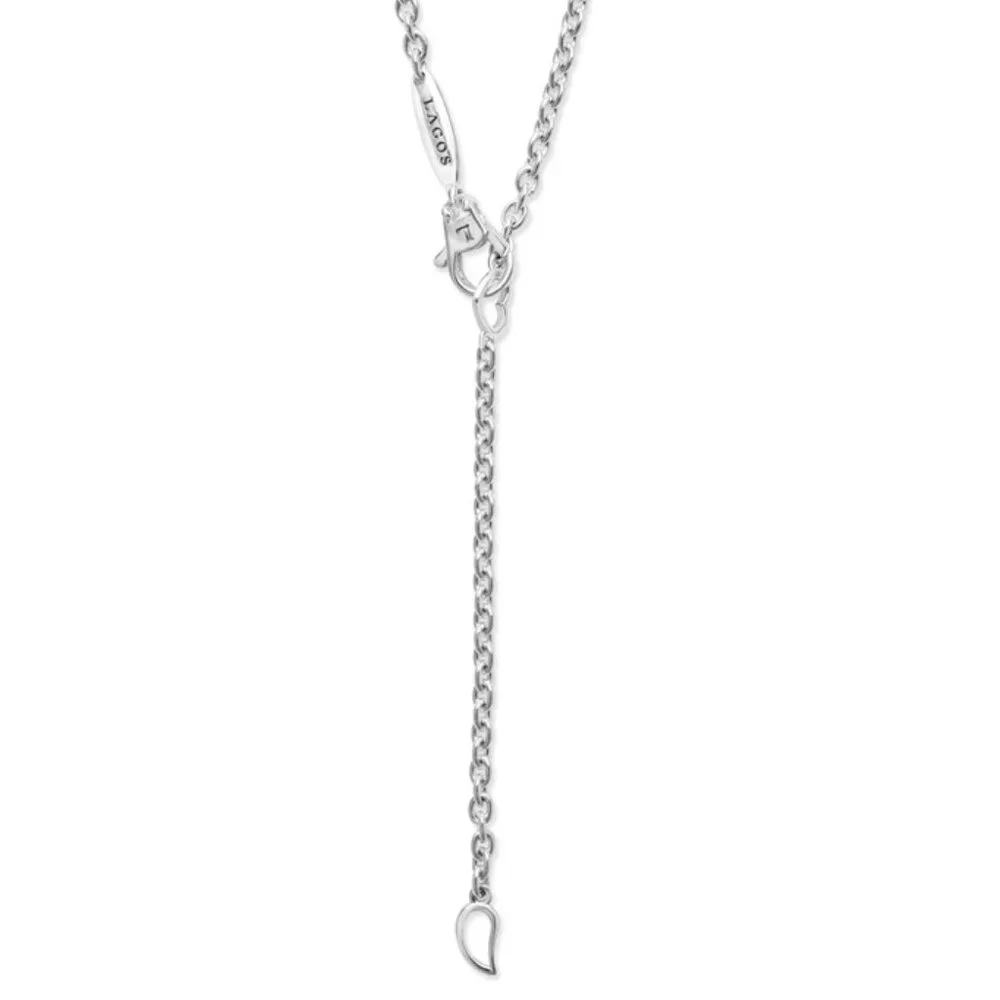 Lagos Rittenhouse Five Station White Topaz Necklace - Picture 8 of 16